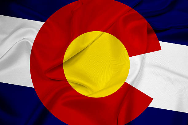 istock Waving Colorado Flag 496450463