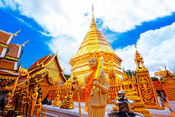 wat phra that doi suthep - suthep imagens e fotografias de stock