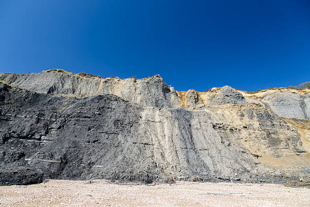 istock Jurassic shale cliffs in Dorset England UK 496475659