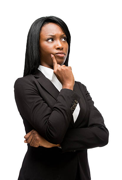 istock Business afroamerican woman thinking 496477279