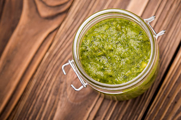 istock Diy homemade radish leaves pesto 496480472