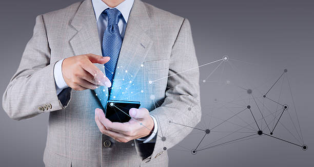 istock businessman working with new smart phone show social network 496485926