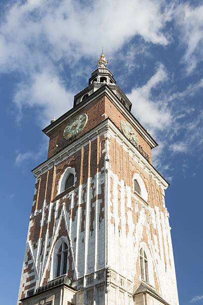 istock Poland, Krakow, Main Market, Town Hall Tower, Sunlit 496486218
