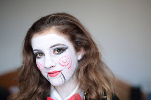 istock saw young disguised for Halloween 496486368