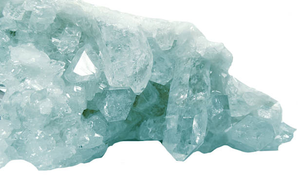 istock aquamarine geode geological crystals 496486524