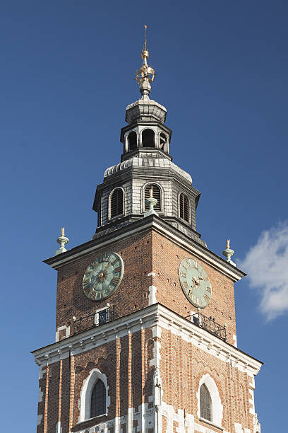 istock Poland, Krakow, Main Market, Town Hall Tower, Sunlit 496487088