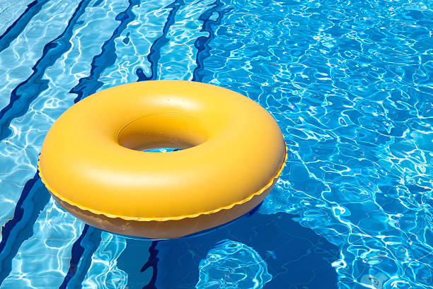 istock Swimming Pool Inner Tube 496488942