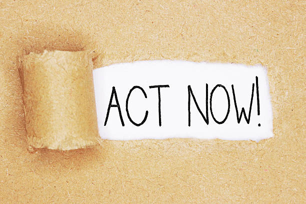 istock torn brown paper with the words 