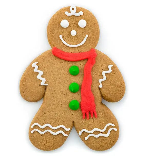 Gingerbread cookie. 