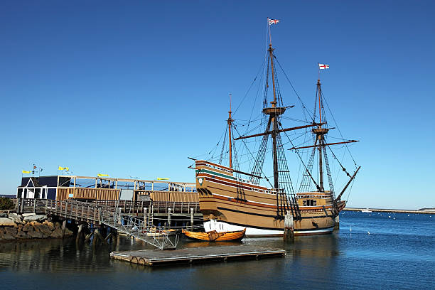 mayflower ii - massachusetts bay imagens e fotografias de stock