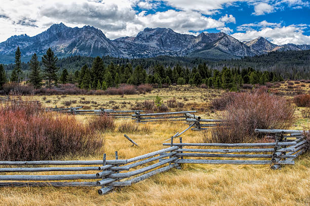 istock Countryside near Stanley, Idaho. 496491562