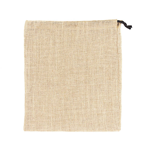 istock Sackcloth bags isolated on white background. 496492358