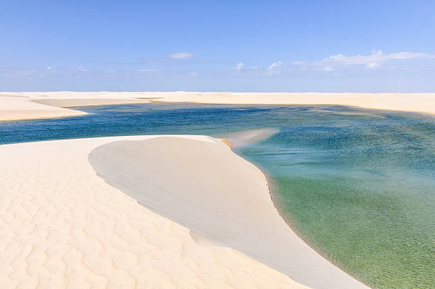 istock Green Lagoon in Lencois Maranheses, Brazil 496493078