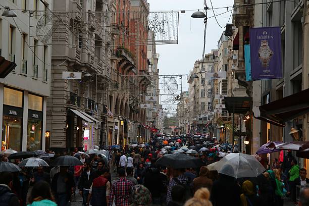 istock Beyoglu in rainy weather 496493192