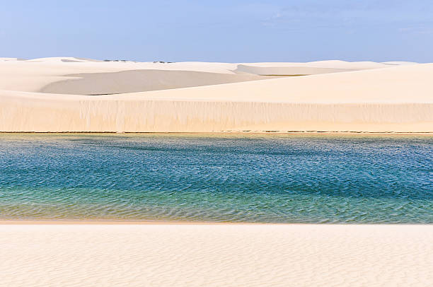 istock Green Lagoon in Lencois Maranheses, Brazil 496494148