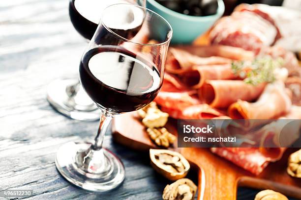 Wine Party Stock Photo - Download Image Now - Wine, Charcuterie, Appetizer