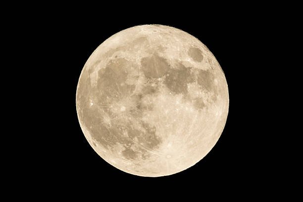 Full moon Full moon over the dark black sky at night. High resolution image shot in 2015. moon stock pictures, royalty-free photos & images