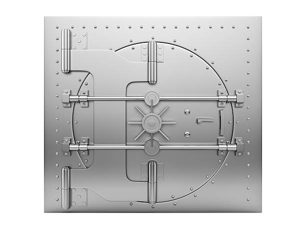 istock render of a closed vault door 496513290