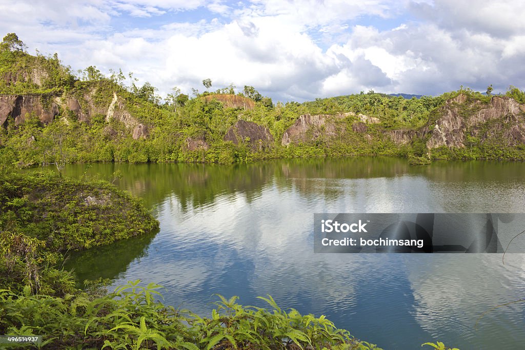 Ranong canyon na Tailândia - Foto de stock de Exterior royalty-free