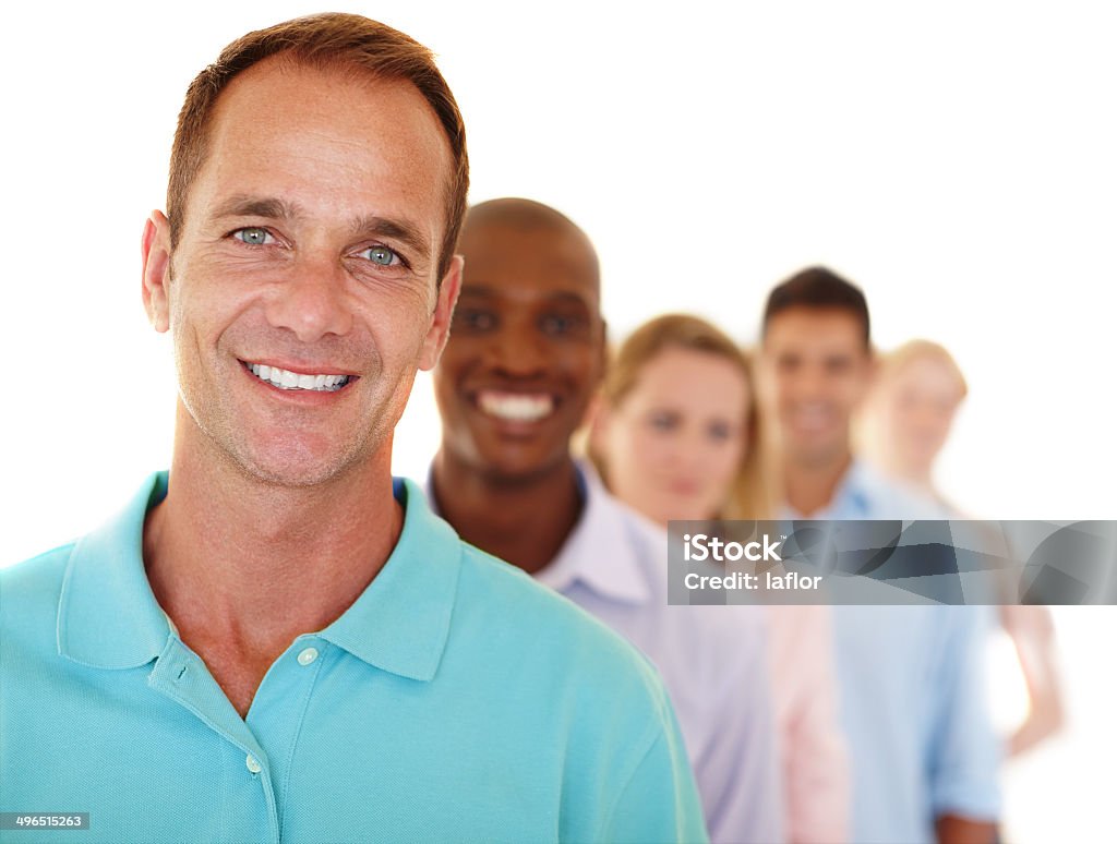 I'm taking my team to the top Portrait of a diverse group of young businesspeople Adult Stock Photo