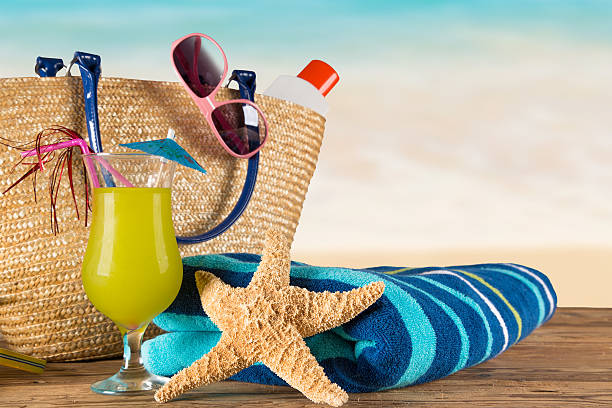 istock Close-up of summer accessories. 496515461