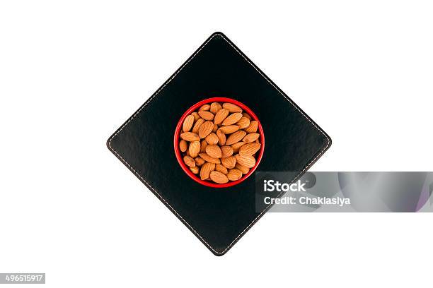Almond Stock Photo - Download Image Now - Almond, Almond Milk, Black Color