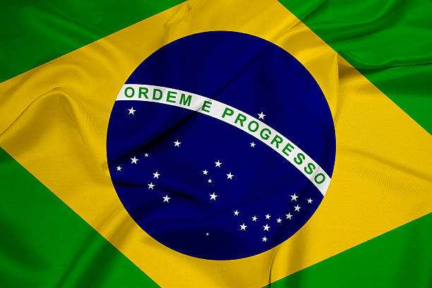 istock Waving Brazil Flag 496516179