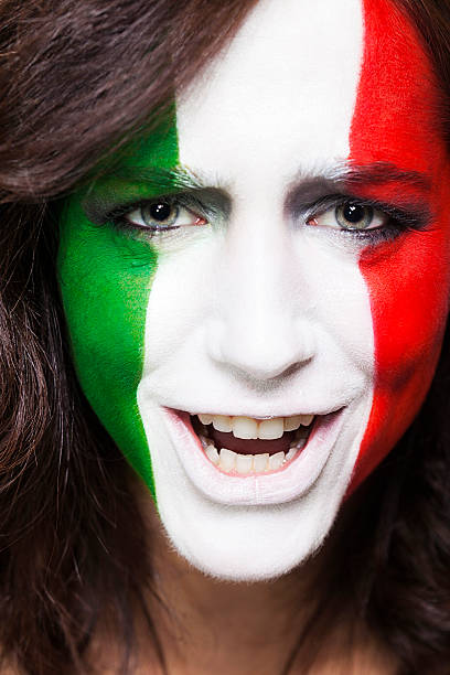 istock Happy italian supporter closeup 496518137