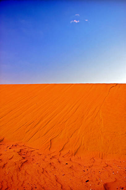 Sunset on the desert of Wadi Rum, Jordan