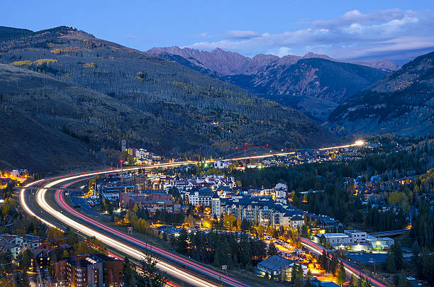 istock Interstate Around Vail, Colorado in the Rocky Mountains 496522658