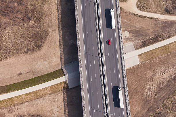 istock aerial view of highway 496522800