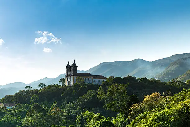 Church San Francisco de Paula in Ouro Preto, Minas Gerais, Brazil