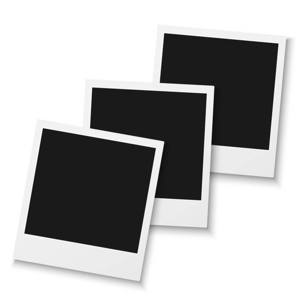 istock Set of Vintage Photo Frame Isolated on White Background 496540198