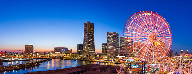 istock Panoramic view of Yokohama skyline 496540698