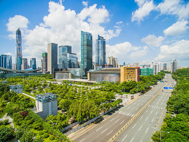 istock Aerial Photography China shenzhen Skyscraper 496542644