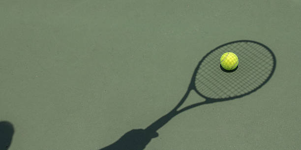 istock shadow of a tennis 496543578
