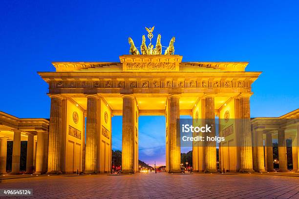 Brandenburg Gate In Berlin Stockfoto und mehr Bilder von Brandenburger Tor - Brandenburger Tor, 2015, Berlin