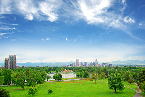 istock Denver Colorado City Park and Skyline 496546514