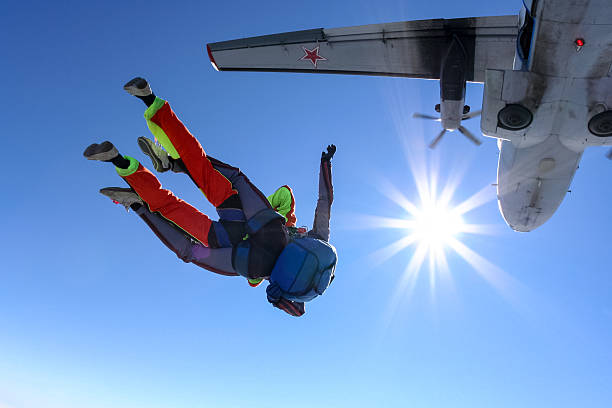 istock Skydiving photo. Tandem. 496549074