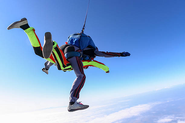 istock Skydiving photo. Tandem. 496549504