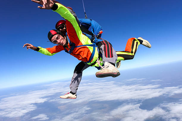 istock Skydiving photo. Tandem. 496549666