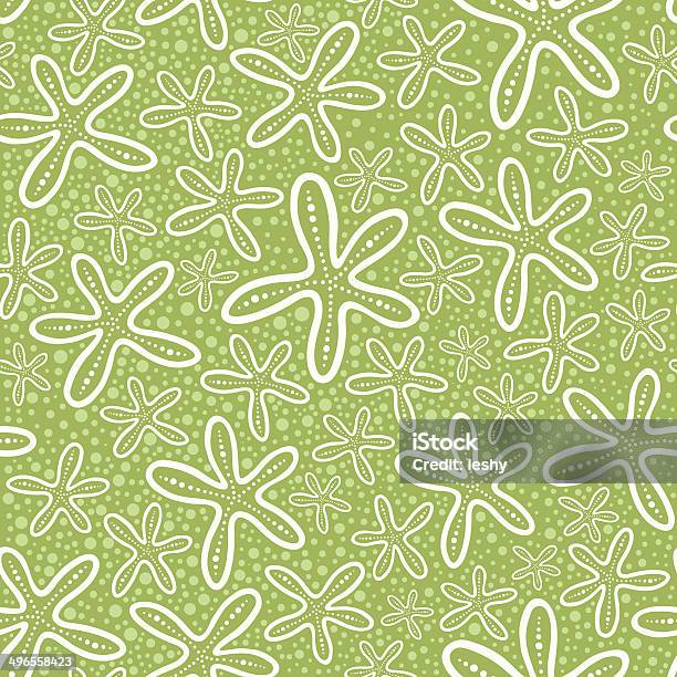 Green Shell Pattern Background Shell Seamless Pattern On Spotted Background Stock Illustration ...
