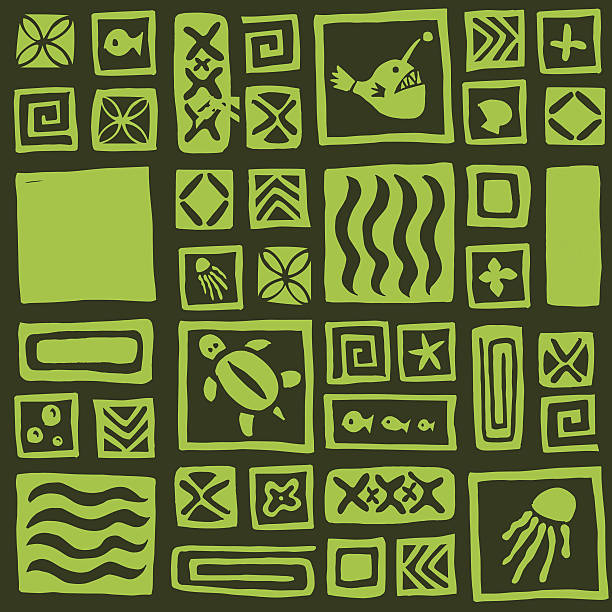 Luau Pattern Luau Pattern - images, stock photos and vectors