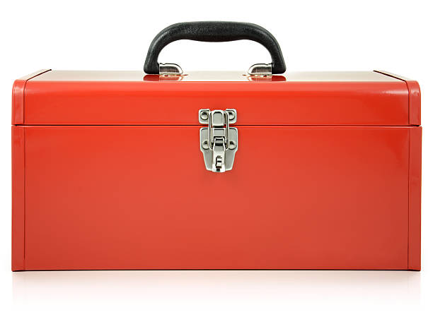 Toolbox Red toolbox.  latch photos stock pictures, royalty-free photos & images