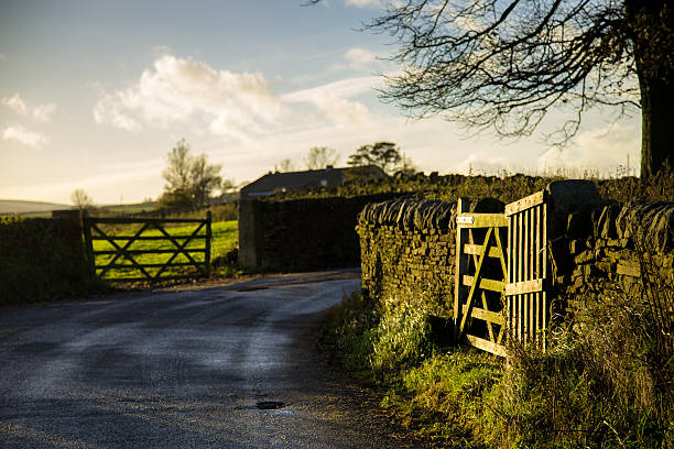 istock Rural Road in Oxenhope 496564199