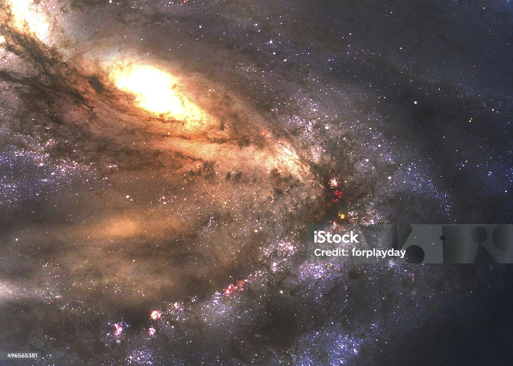 Incredibly beautiful spiral galaxy somewhere in deep space Illustration Stock Photo