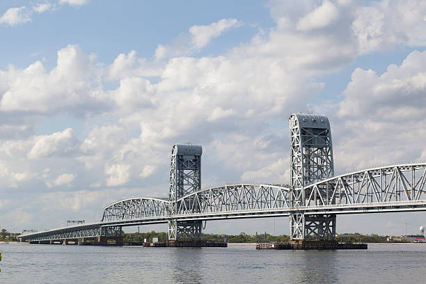 istock A landscape view of a bridge against a white clouds 496565537