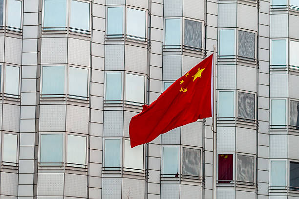 Chinese Embassy Berlin stock photo