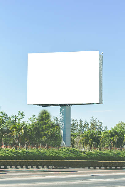 istock Blank billboard on the building. Useful for your advertisement. 496571160