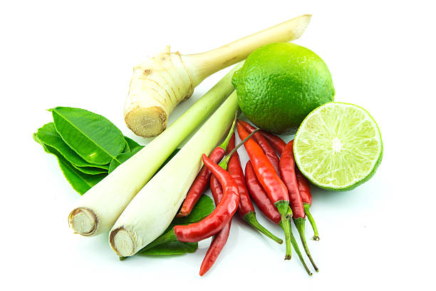 istock Set ingredient of thai spicy soup, 496571898